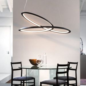 Kepler Pendelleuchte Schwarz als Downlight
