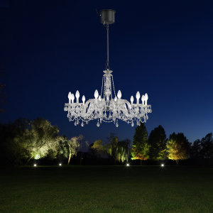 Drylight S12 Kronleuchter für Aussen Ambiente